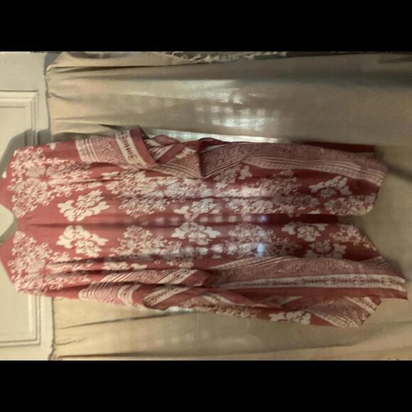 Woven Heart One Size Mauve Kimono - Picture 5 of 8